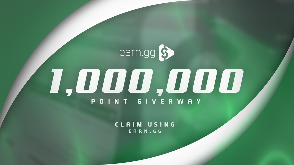 elootgg's tweet photo. 1 MILLION POINT GIVEAWAY: RT + Follow to enter... Drawn in 24 hours! https://t.co/mopGoHM5Xv