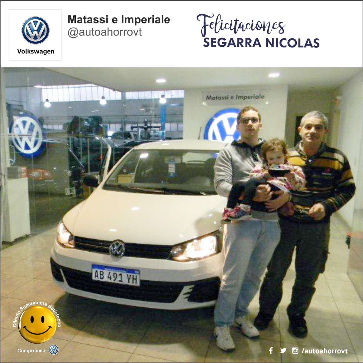 AutoahorroVT's tweet photo. ¡Felicitaciones Nicolás! https://t.co/StE6YVljCp