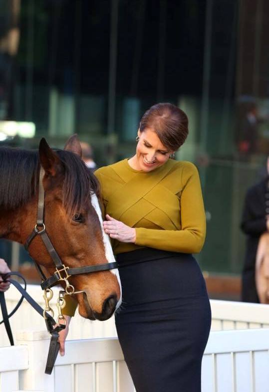 DKWeirRacing's tweet photo. #PrinceOfPenzance loving his new role as a @LivingLegendsAU ambassador. Getting to meet the lovely @natalie_barr and the @sunriseon7 team https://t.co/B5x8JTFPaY