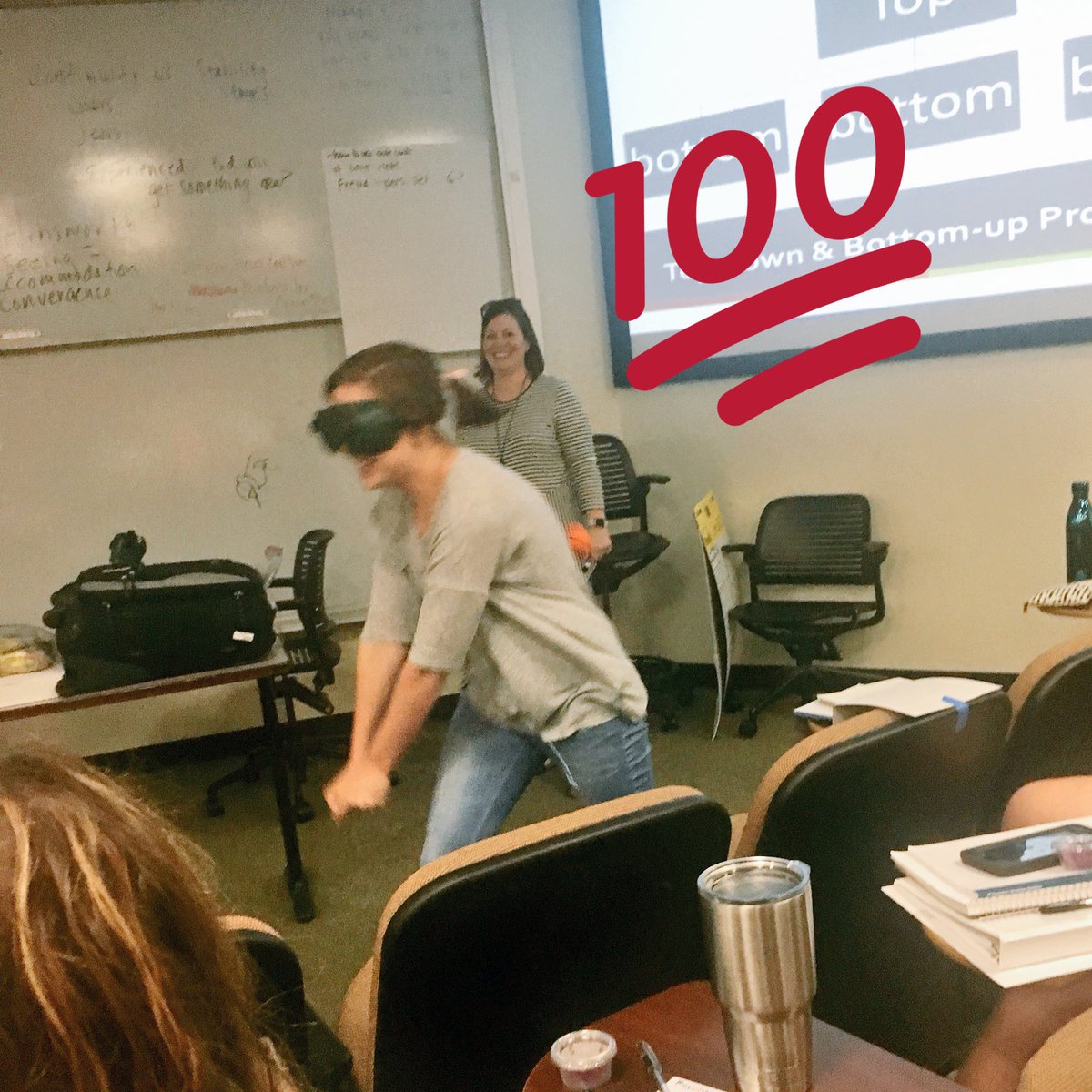 FHSVolleydogs's tweet image. Coach Woody working on passing at Psych camp? 🤷🏻‍♀️ Vball always. Psych is everywhere. #apsi #perceptiongoggles @BWHSvolleyball @woodverine