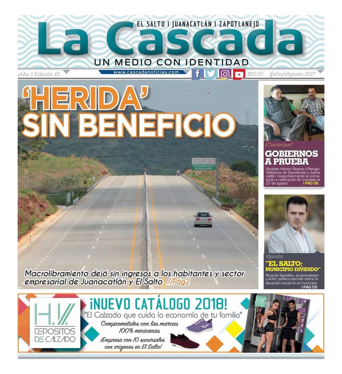 CascadaNoticias's tweet photo. Esta es la portada de la edición 25 del periódico La Cascada
¡Adquiere tu ejemplar! 
#UnMedioConIdentidad 
https://t.co/hhwWYQIrJR https://t.co/7rN6lqyfyW