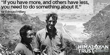 Himalayan_Trust's tweet photo. On the anniversary of #EdHillary's birthday 20/7/19 it's a great time to celebrate the #happiness in helping others.https://t.co/obRcuitCGm https://t.co/UI2lPVAMnD