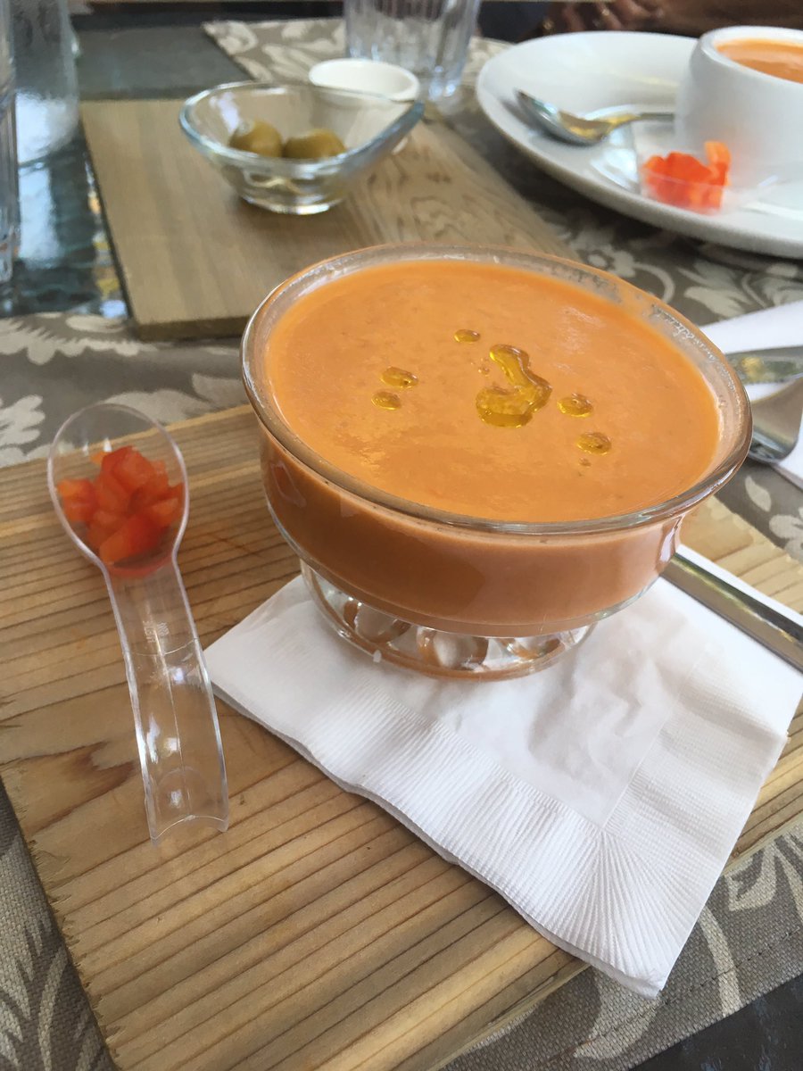 AimeeJ009's tweet photo. Fresh gazpacho from @FreshDreamsPtbo really hits the spot after a long, hot day for #PaintPtboRed @UnitedWayPtbo https://t.co/CrQO2Yx3F6