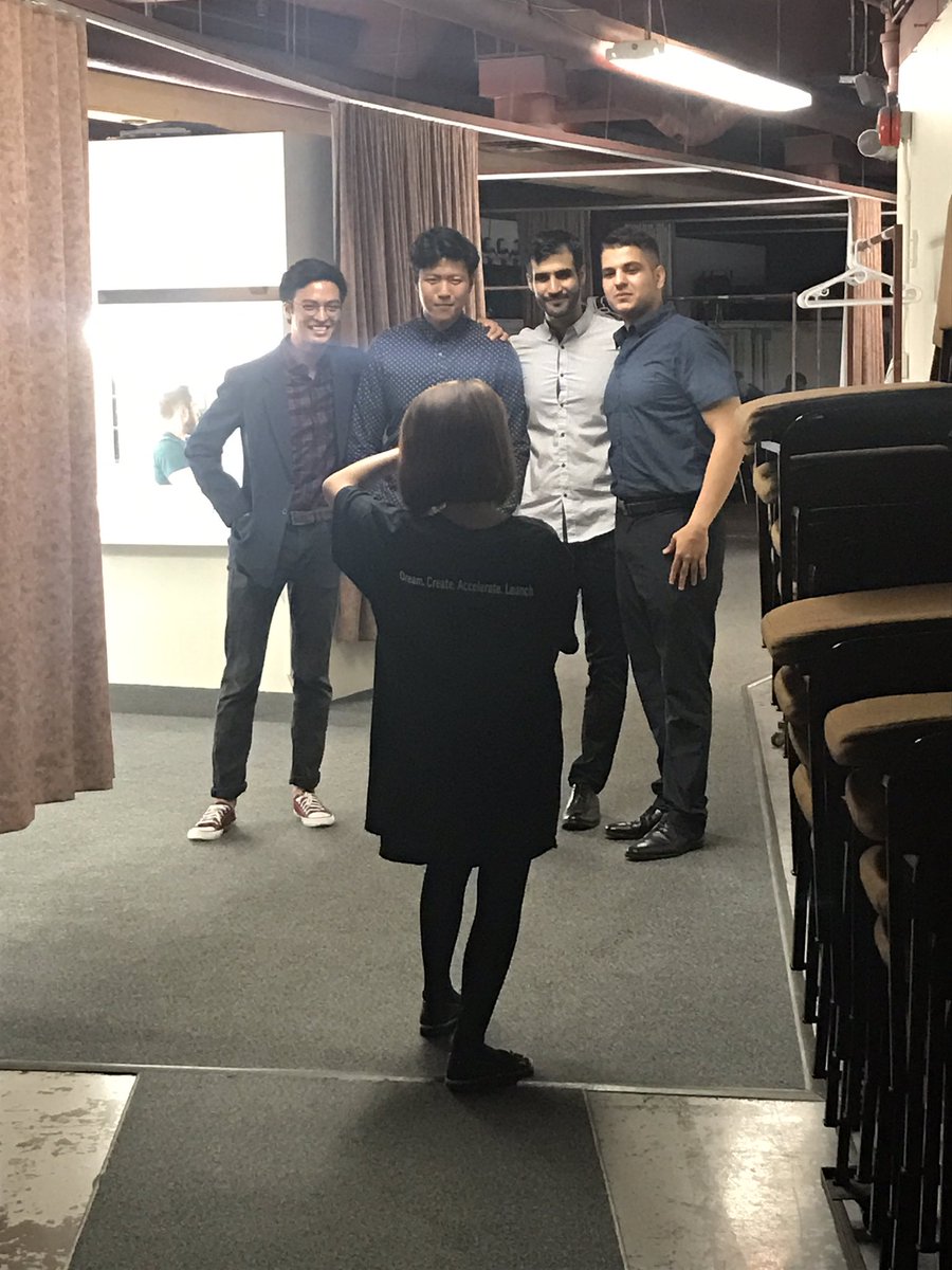 Ding_Fan's tweet photo. BACKSTAGE!#launchpaddemoday #demoday #launchdal https://t.co/2u9ITOgXAB