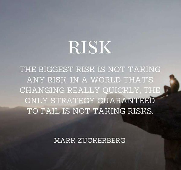 LeadersBest's tweet image. #Risk...
You can limit and guide exposure,
but if you want to move forward into uncharted waters risk will be unavoidable.
Just be smart.