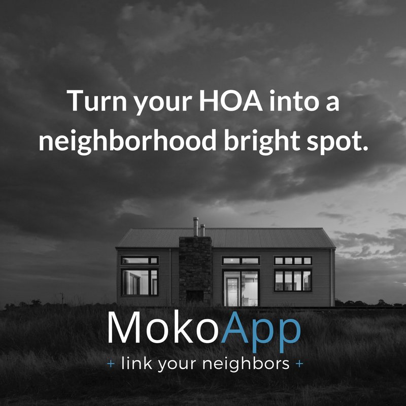 MokoApp's tweet photo. Tired of talking into the dark with your HOA members? Fix that, at https://t.co/XSS7C6zwMT 

#HOA #AssociationManagers #CAIsocial https://t.co/0zd5kRQoel