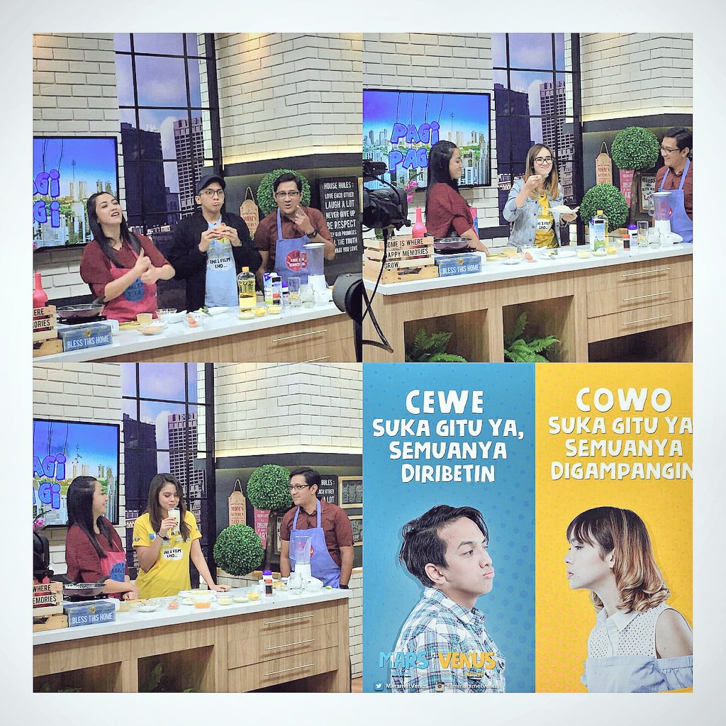 PagiPagi_NET's tweet photo. Yuks sarapan pagi bareng para alien dari Mars dab Venus yang kece ini. Pagi ini pkl 07.30 #PagiPagiNET #NET #Netmediatama https://t.co/l8pNTB39TO