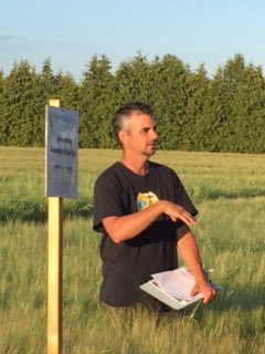 Alireza Navabi (@navabiwheat) on Twitter photo Nick Wilker of <a href="/WheatBreeding/">UofG Wheat Breeding</a> <a href="/plantagguelph/">Plant Ag Guelph</a> speaking to growers at #CRIBIT seeds open house about our Barley yield Trials Nick Wilker of <a href="/WheatBreeding/">UofG Wheat Breeding</a> <a href="/plantagguelph/">Plant Ag Guelph</a> speaking to growers at #CRIBIT seeds open house about our Barley yield Trials