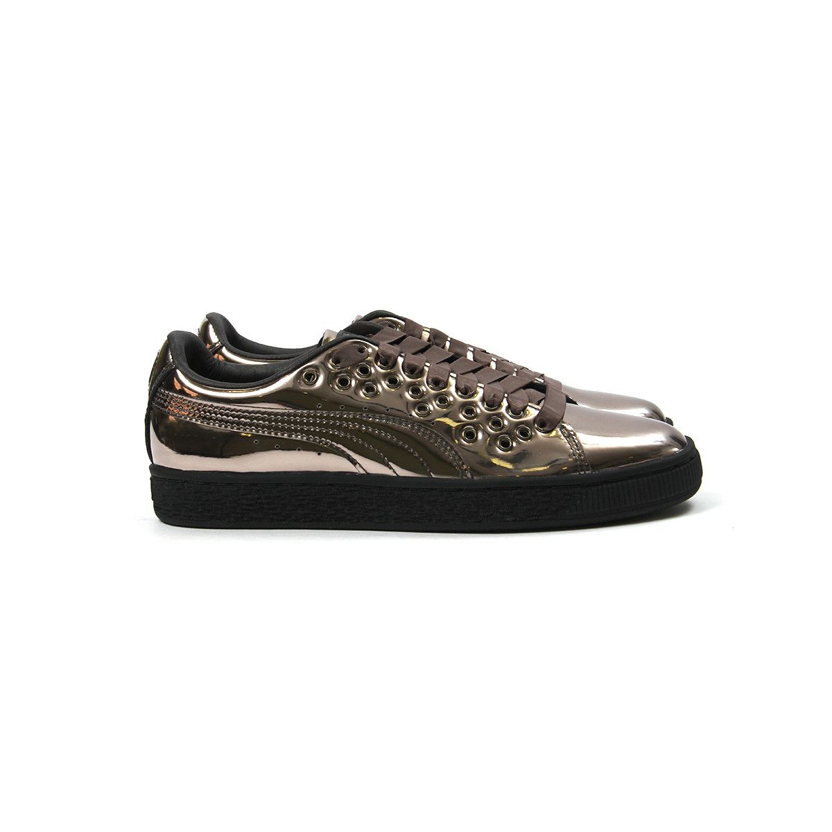 puma basket xl lace metal
