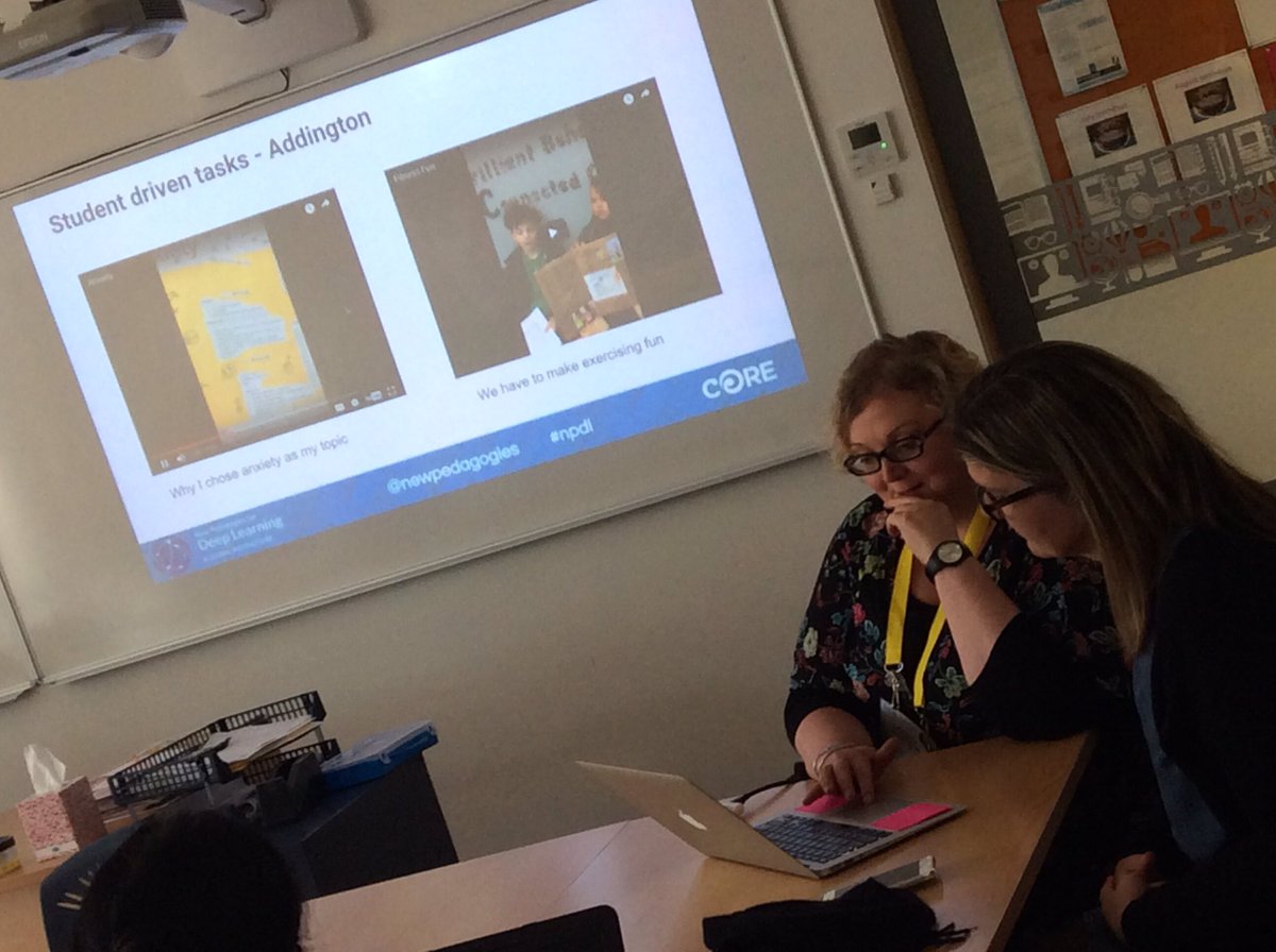 TataiAhoRauCore's tweet photo. @NewPedagogies #npdl Addington sharing their Deep Learning of their students. https://t.co/iEc3nZMUmn