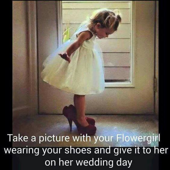 1DestinationWed's tweet image. Make sure #photographer takes pic of #flowergirl wearing your shoes at #destinationwedding 
Give it her on her #weddingday 

Let's Plan!
