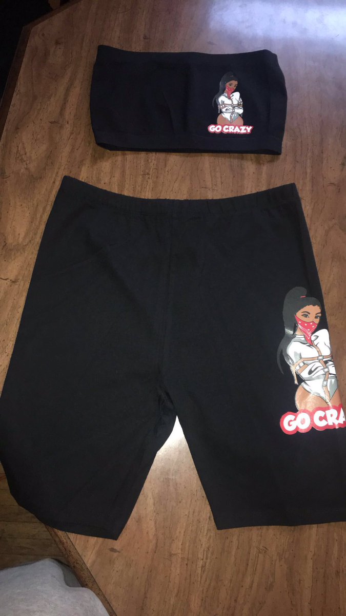 TeamGoCrazyent's tweet photo. MRS GOCRAZY BIKER SHORTS SET 🔥🔥🔥🔥🔥🔥🔥🔥🔥 https://t.co/3ZO09BD8li