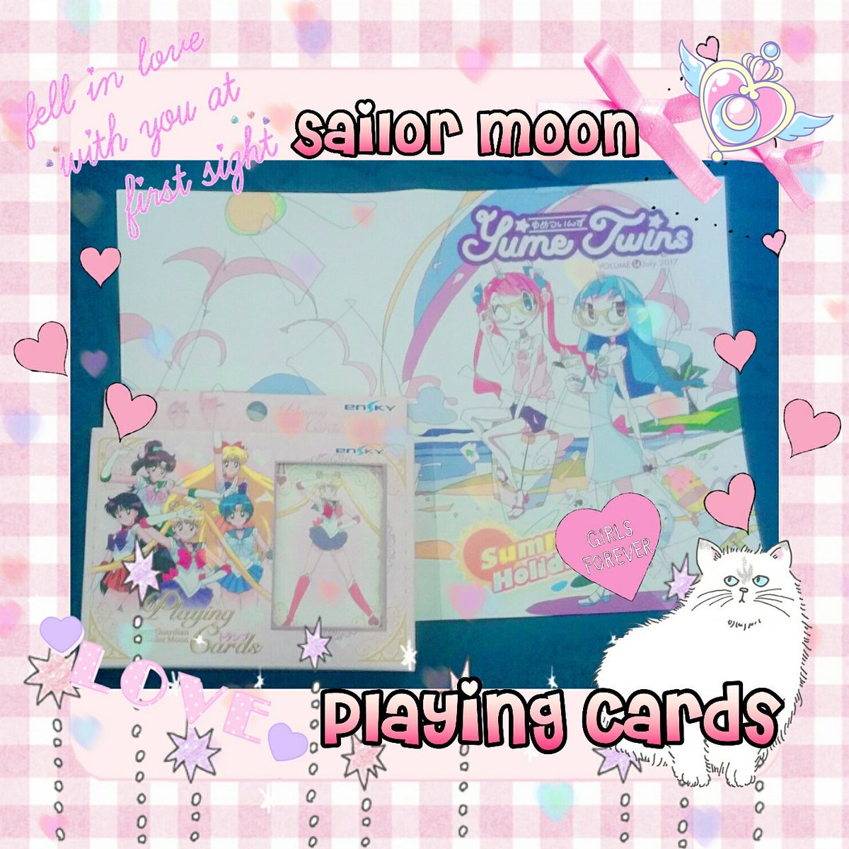 ShellyUnboxings's tweet photo. Sailor Moon 20th Anniversary Edition Playing Cards
@yumetwins #yumetwins #yumetwinsjuly2017 #kawaii #sailormoon #kawaiicards https://t.co/Yye0zirufm