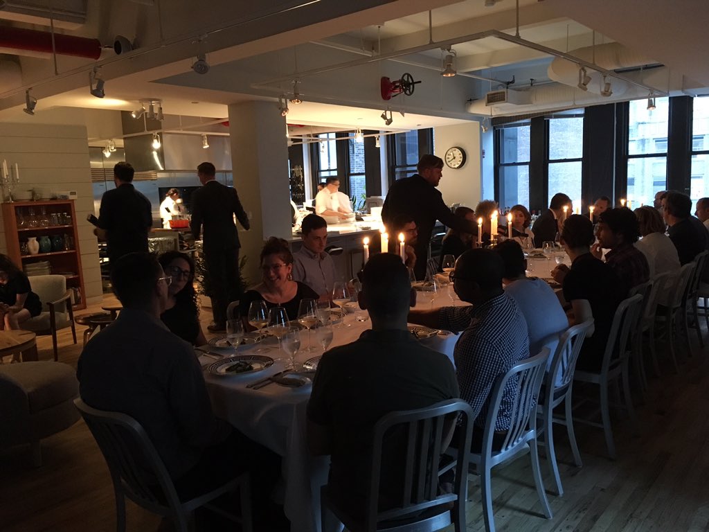 <a href="/DelPosto/">Del Posto</a> How to turn an office to a Michelin-starred restaurant? 👩🏻‍🍳+🕯🕯🕯#SaveurSuppers with Chef Melissa Rodriguez from <a href="/DelPosto/">Del Posto</a>