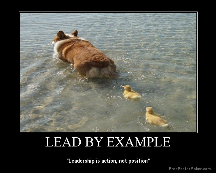 LeadToday's tweet photo. Authentic Leaders know that the most powerful leadership tool they have is their own example. https://t.co/AU9fEARR3B