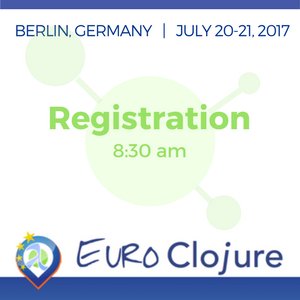Clojurewest's tweet image. Registration will begin at 8:30 am at the Palais building at Kulturbrauerei.