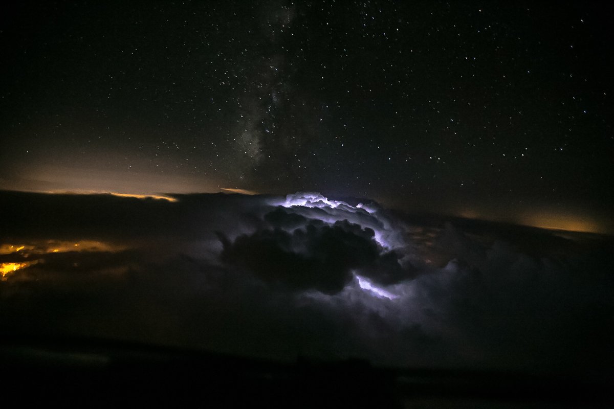 Летние, ночные грозы.