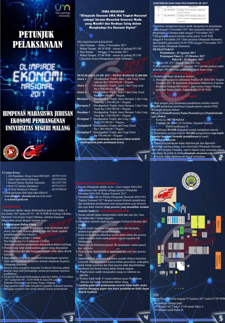 Selamat siang guys, hari ini kita share petunjuk pelaksanaan Olimpiade ekonomi nasional 2017.
Apabila kurang jelas, bisa hubungi CP kami ya