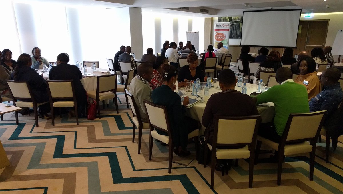 MichaelMGoldman's tweet photo. Relationship Marketing @brand_quad workshop with @nicbankkenya about to kick off in Nairobi #movetonow https://t.co/pbVPsLbr4N