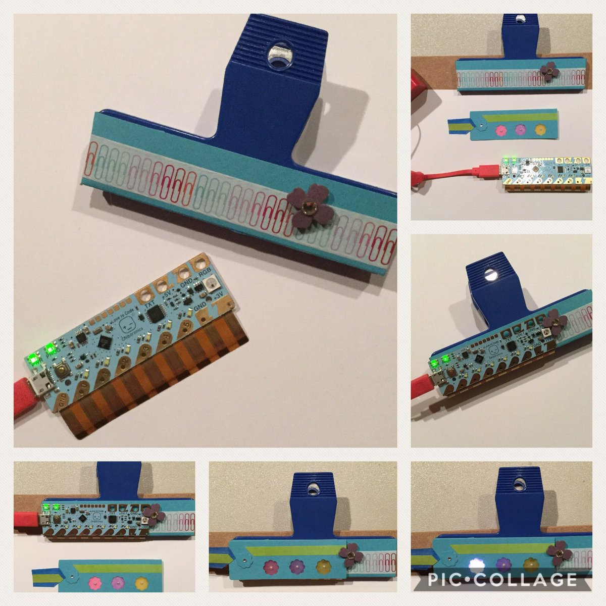 ssbbnotes's tweet photo. @qijie @chibitronics --getting started--here's my upgraded chip clip for my Chibi Chip! https://t.co/zGniH1vOZK