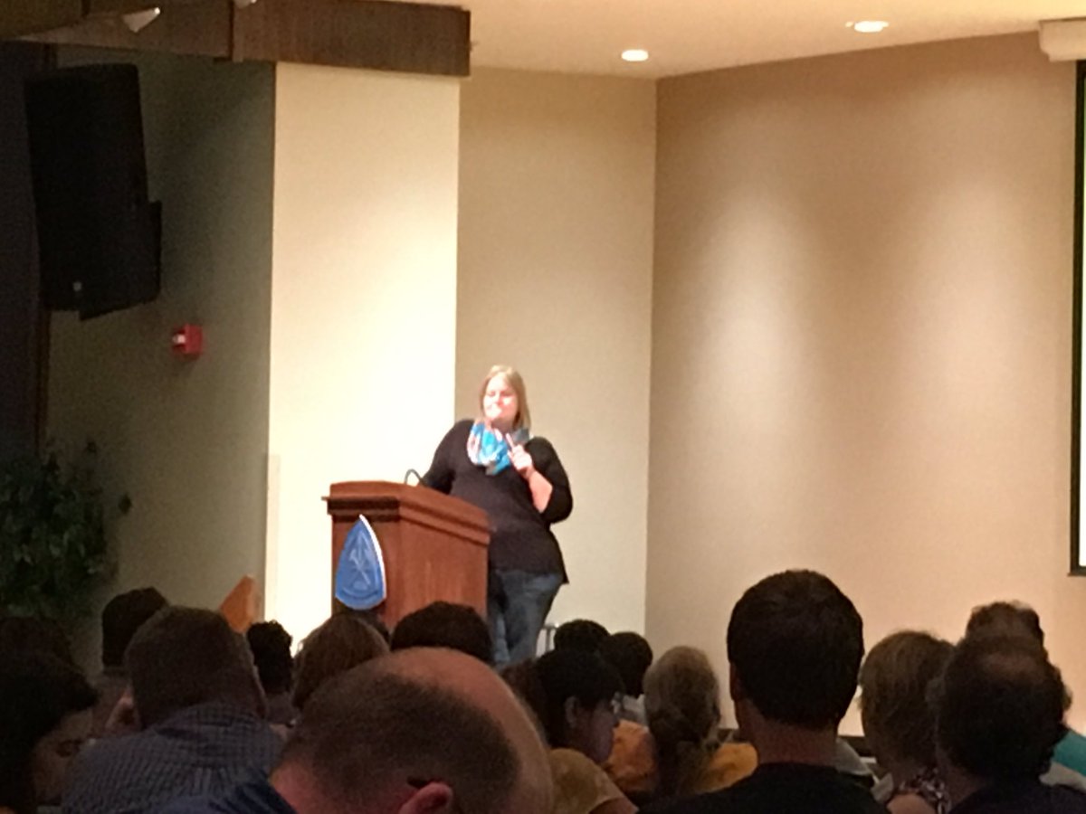 Youndtsmith's tweet photo. I want to be @ruthef when I grow up! Thanks for coming to speak about #CSforAll at #cspdweek! 🙆💻🙆🏾 https://t.co/QYzyFrZTmw