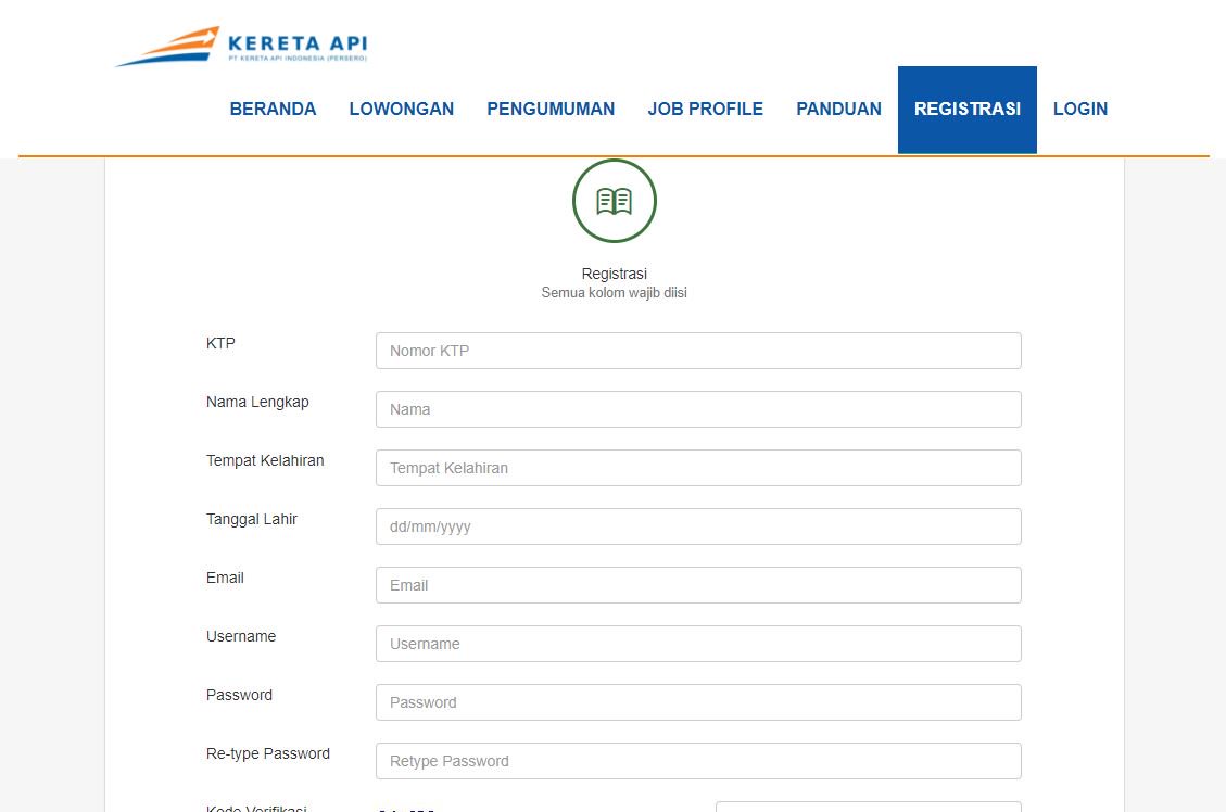 keretaapikita's tweet photo. Dengan situs ini, pelamar bisa kapan saja melakukan registrasi tidak perlu menunggu pembukaan rekrutmen https://t.co/UXSDEPupFc