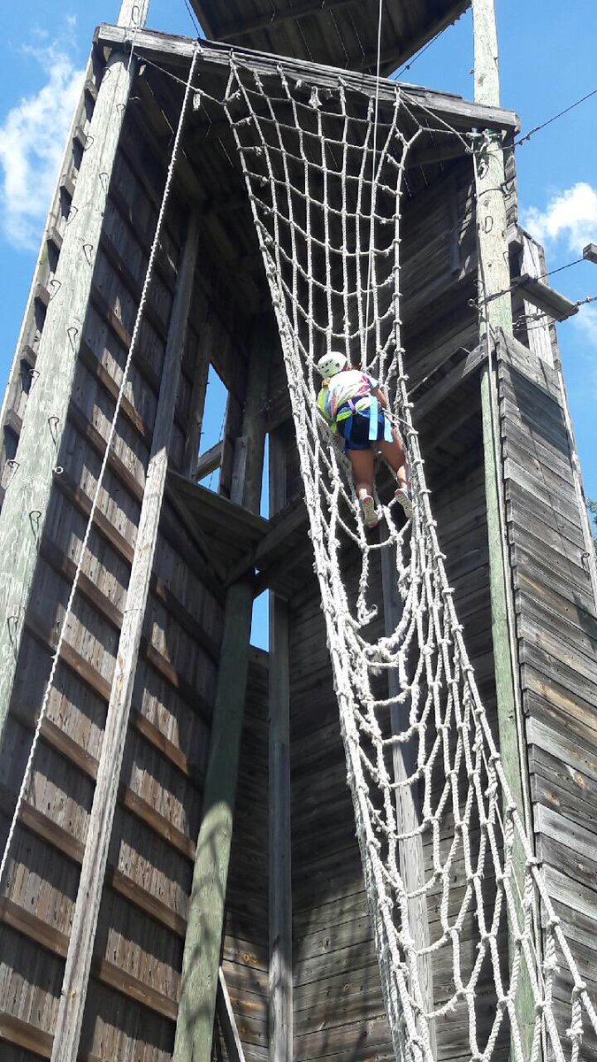 Our 5th grade students are reaching new heights and learning how to be a leader @ the YMCA! #learn #empower #achieve #dream