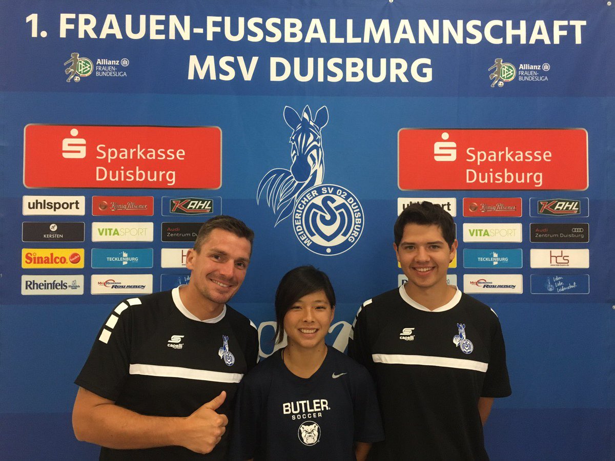 ButleruWSoccer's tweet photo. Congratulations to Serina for signing her first prof. contract with MSV Duisburg in the German Bundesliga!! #Kash$ https://t.co/Al3fPD2rNs