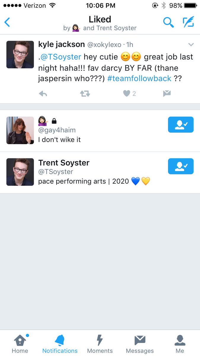 xokylexo's tweet photo. omg!!!!! daddy liked my tweet 😍😍😍😍 my pants just became a cream pie y'all!!!!!! 👅💦 https://t.co/5PuuEePqdm