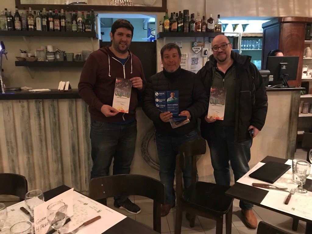 robertolugo71's tweet photo. Con los amigos de Almacen Gourmet,  material Actividades, y Pablo Staszewski vice 
Camara Com Exterior/ @horaciorey https://t.co/v6lEQkxVHv
