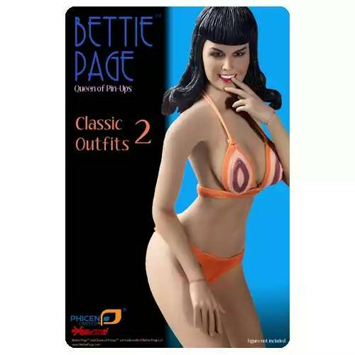 #ExecutiveReplicas Bettie Page Orange Bikini Action Doll Classic Outfit Buy Now--->ow.ly/IVvJ30dI14r