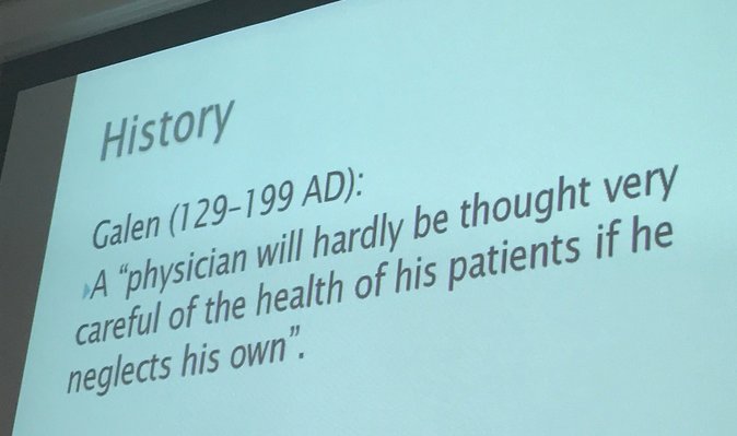 DrUnaEM's tweet photo. Talking 'Doctors Health - Thriving, not just Surviving' with Dr Margaret Kay. A great turn from both ED+Anaes.Almost Smacc-esque 🙂 https://t.co/HDzV4GuwYZ