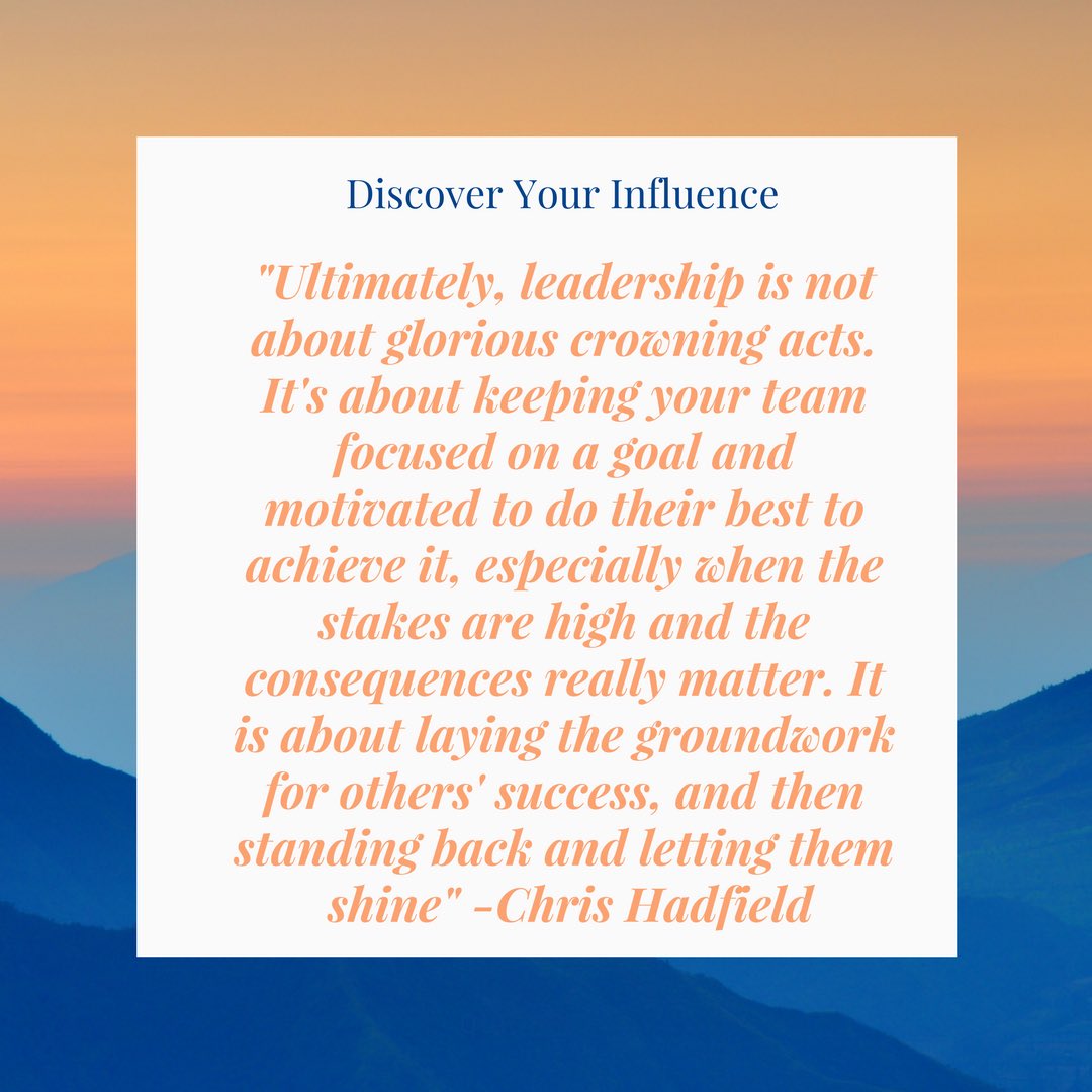 DYInfluence's tweet photo. "Leadership is not about glorious crowning acts" #Leadership4Advancing #CareerChat #familygoals https://t.co/X1gweFKpL4