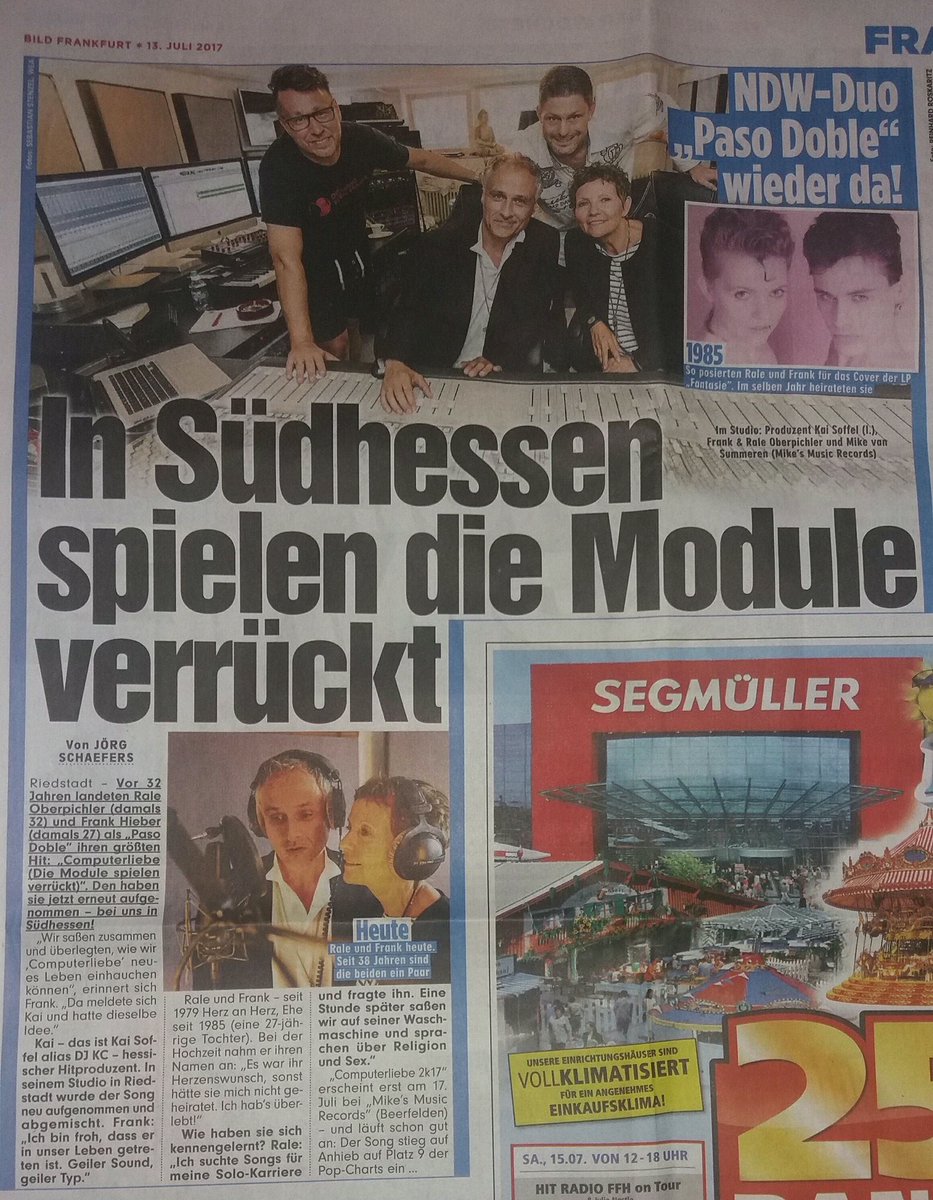 mikesmusicmedia's tweet image. Wir sind in der Bildzeitung!
:)
#computerliebe #pasodoble #newmusic #djkc #mikevansummeren #Newspaper #bildzeitung #Pressebericht #me #add