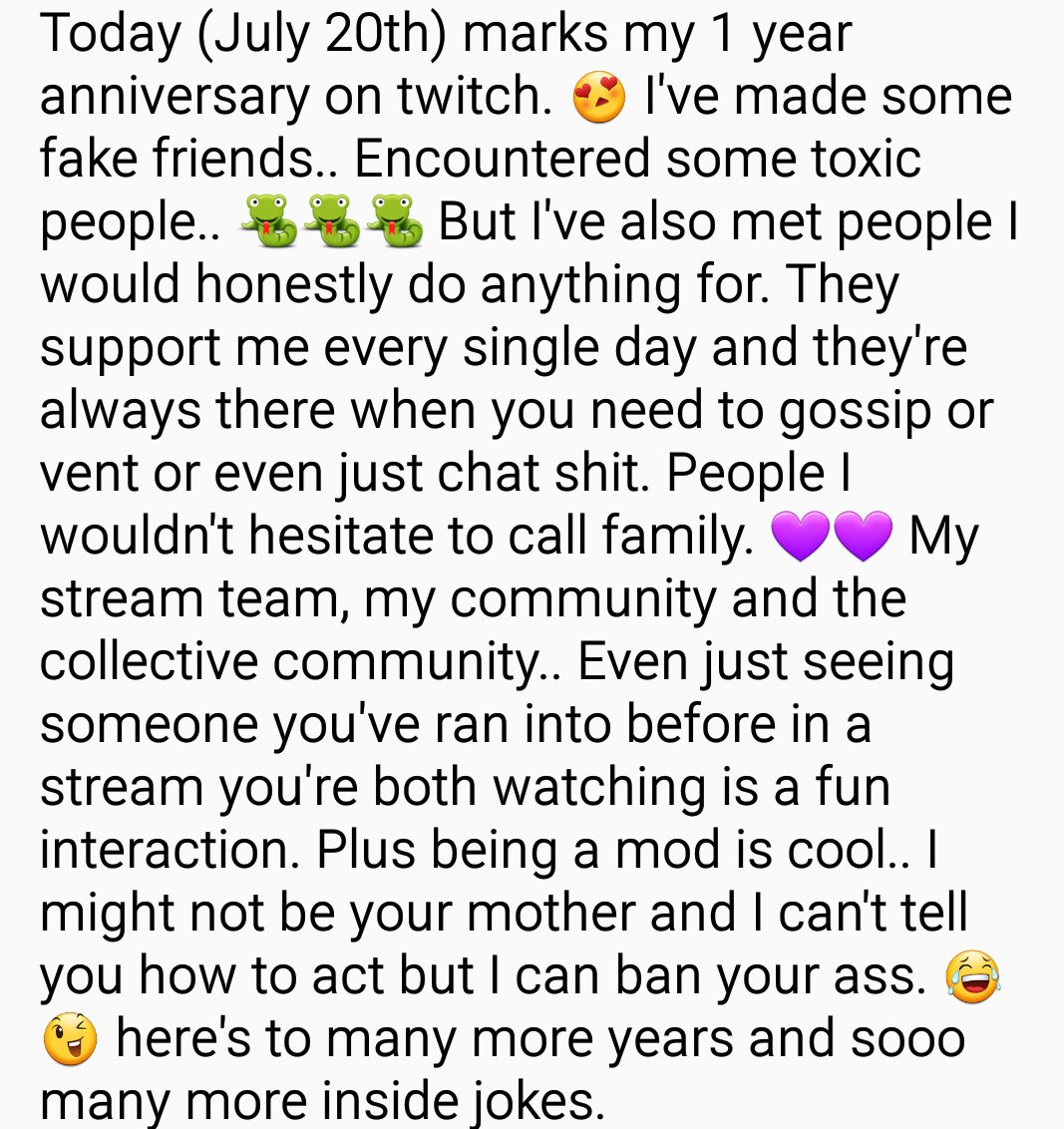 xlilmissvixenx's tweet photo. 💜💜💜 #Twitch #1Year #Cresps https://t.co/JfSWB8lxPp