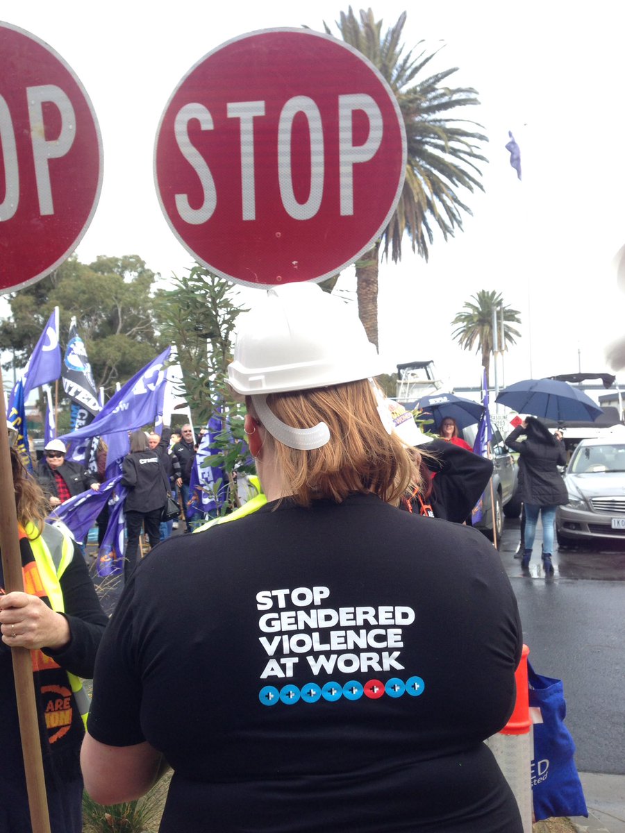 VicUnions's tweet photo. @VicUnions_Women talking to @9NewsMelb about Element Five/VCON and their lack of response to gendered violence from staff. @VAHPA1 #StopGV https://t.co/Lm5yez2ULE