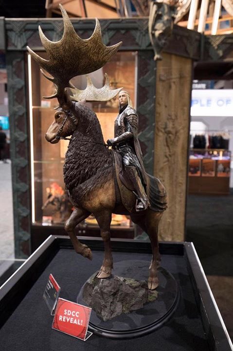 Thranduil on Elk - 1:6 scale polystone. Our largest ever polystone piece! Coming soon. #WetaShop