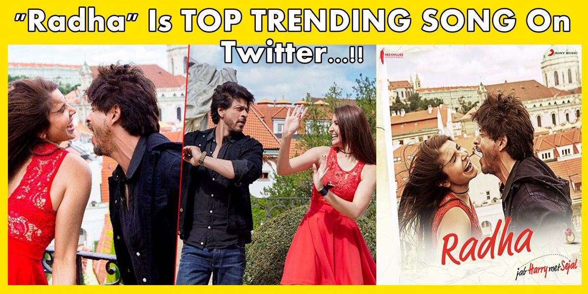 BollywoodKeek's tweet photo. #JabHarryMetSejal “Radha” Crossed 1 Crore Views In Less Than A Week…!!👍🎼  https://t.co/jaM7SUbOw6 #ShahRukhKhan https://t.co/ljeS2A8y54