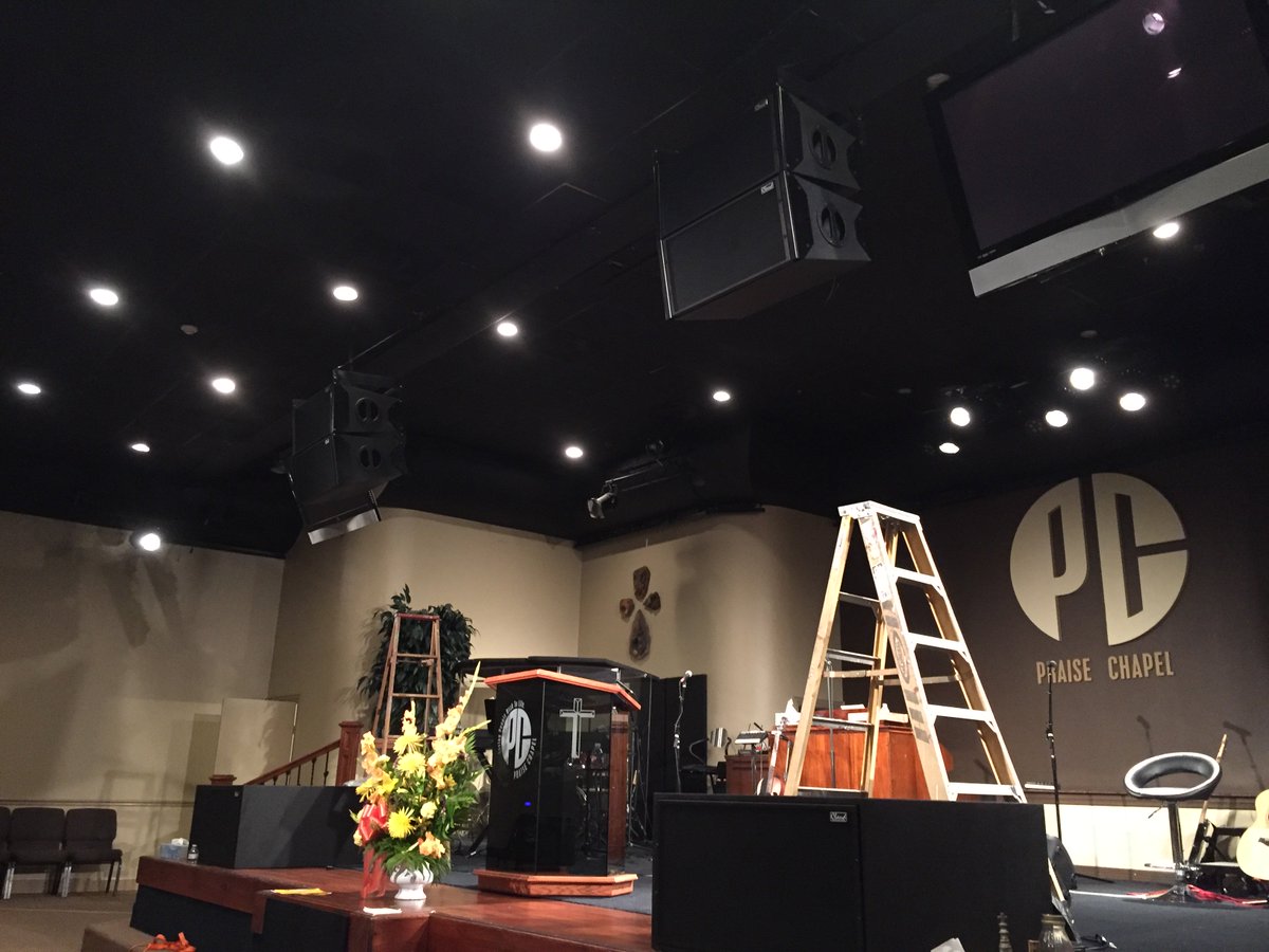 1clearlakeaudio's tweet photo. Clear Lake Audio GUGA install at Praise Chapel, Houston Texas. https://t.co/RxkXNusKOZ