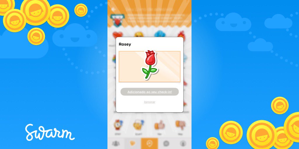 Eu acabei de desbloquear o adesivo Rosey no <a href="/Swarmapp/">Swarm by Foursquare</a>!
swarmapp.com/ingryluana/che…
