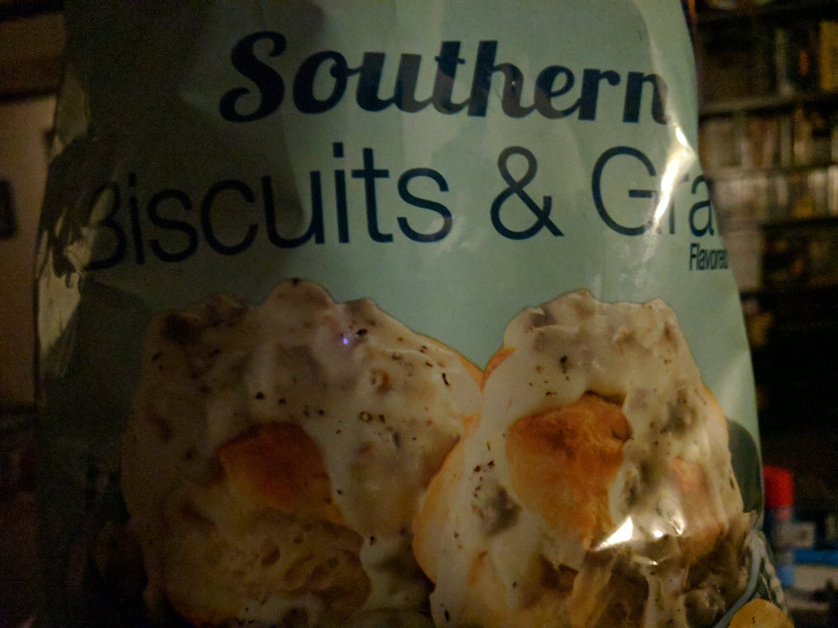 ArkRetrocade's tweet photo. Convinced these are *exactly* what biscuits &amp; gravy taste like.... to robots. Northern robots. https://t.co/ROpIPQLEq3
