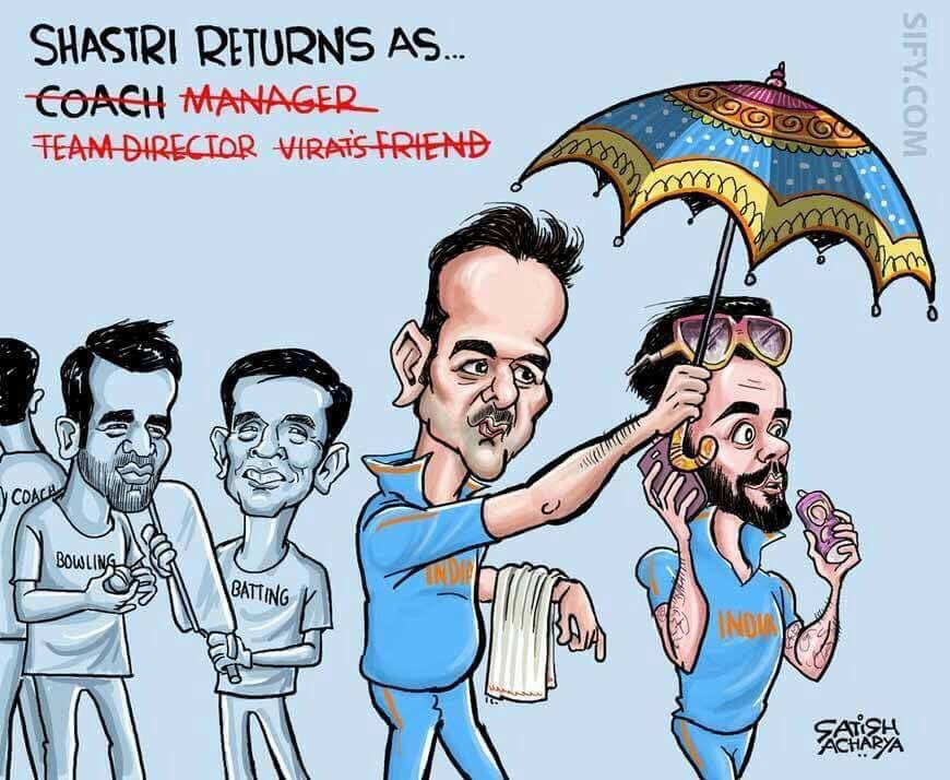 Shekharvasudev's tweet photo. Hahahhahahahahaha 
@BCCI @imVkohli @RaviShastriOfc @republic @dev_sundeep @sardanarohit #IndiaFacts #India https://t.co/EEKUe91kFa