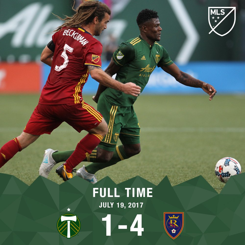 And the final whistle blows at Providence Park. #RCTID #PORvRSL https://t.co/wVZLajrZVg