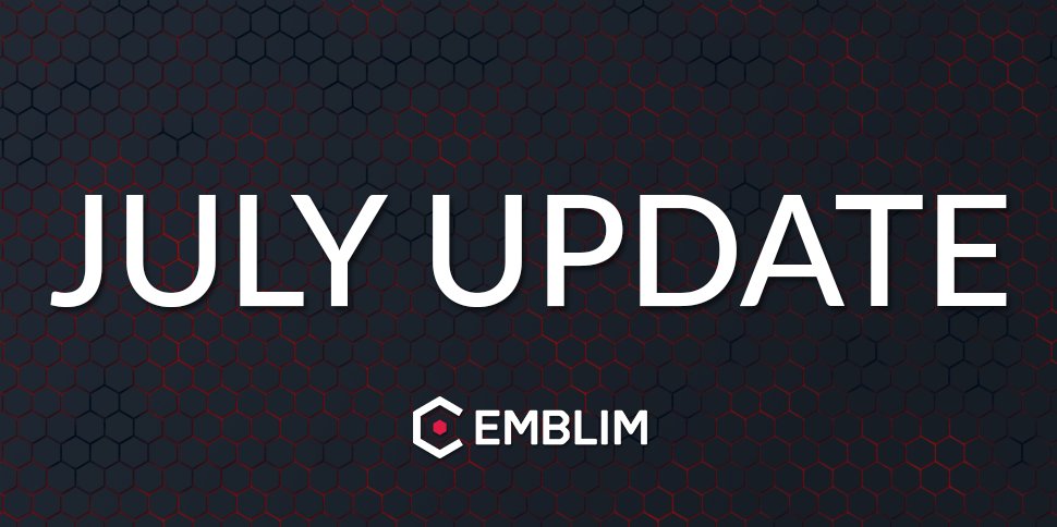 EmblimOnline's tweet photo. July Update! Thought you ought to know 😎

Check it out here: https://t.co/JqvHwtfoRP https://t.co/sYp7esQZfK