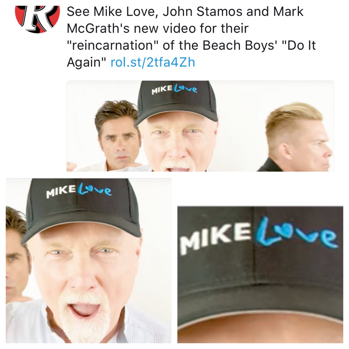 Adam_Fisher's tweet image. Nice hat Mike Love. #Basic #BeachBoys #BasicBeach