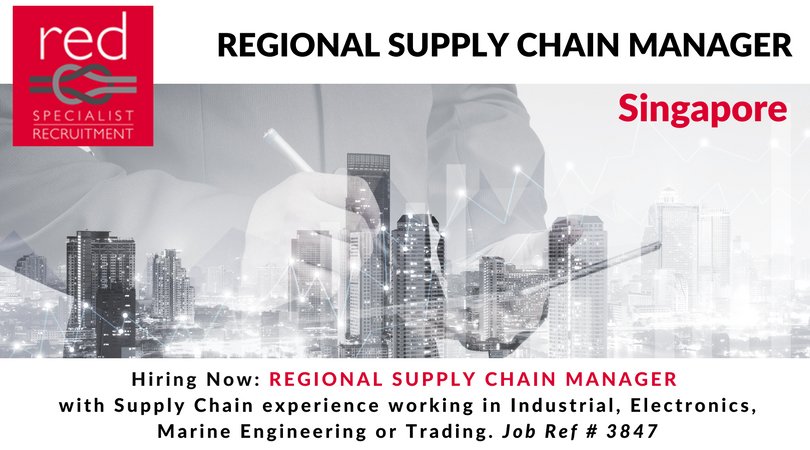 RedIsRecruiting's tweet image. #RedisRecruiting for Regional Supply Chain Manager in Singapore.
Please click on the link to apply on our website - lnkd.in/f5ABHNY
