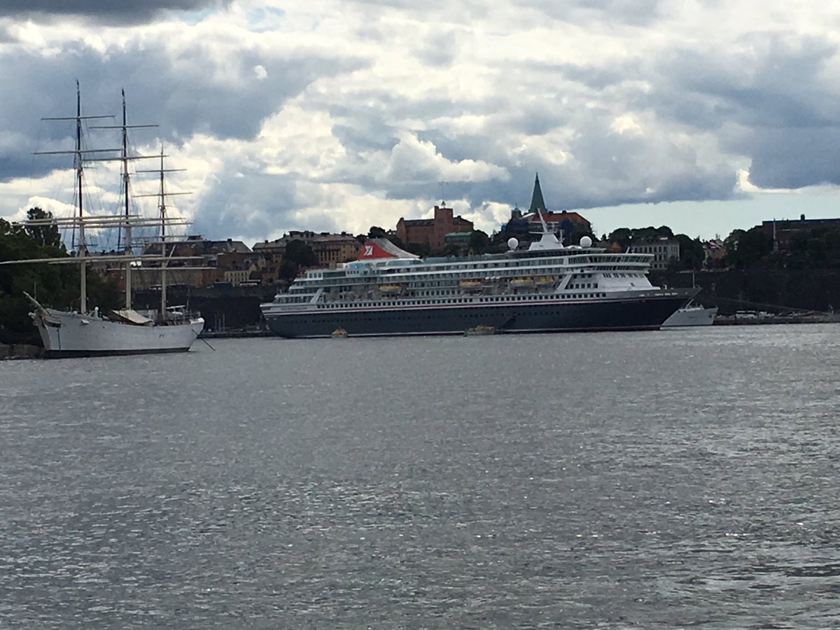 Beautiful Balmoral docked in #Stockholm today following an amazing sail through the Archipelago. @FredOlsenCruise