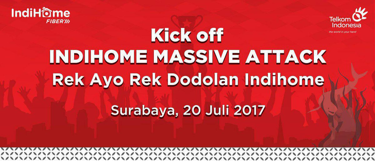 witelsurabaya's tweet photo. @parwi66 @_funtastic5_ @CCMTREG5 @IndiHome_5 #ccmkickoff #WITELSBY Indihome Massive Attack https://t.co/5ZZjqnVOGH