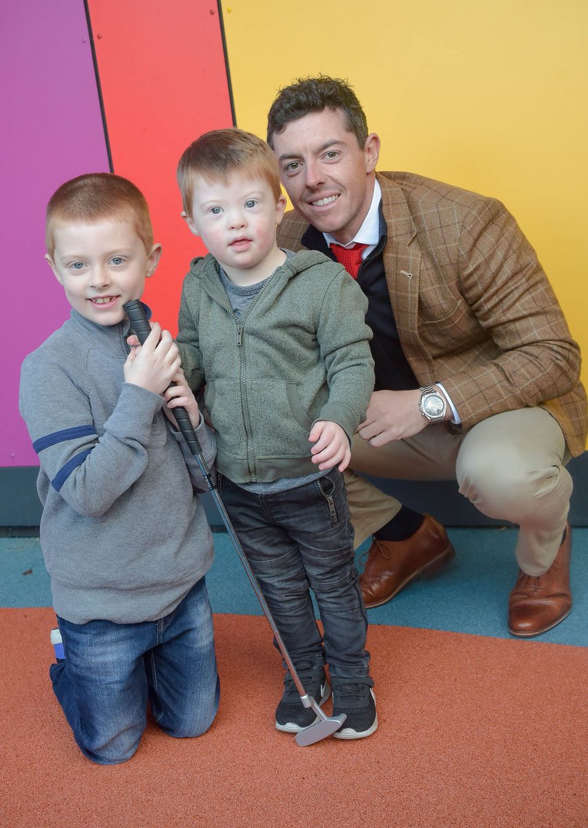 Mencap_NI's tweet photo. Good Luck to Rory McIlroy in 'The Open' golf today today! Rory &amp; @roryfoundation  are big supporters of @Mencap_NI Childrens Centre #GoRory https://t.co/AZpunaVE49