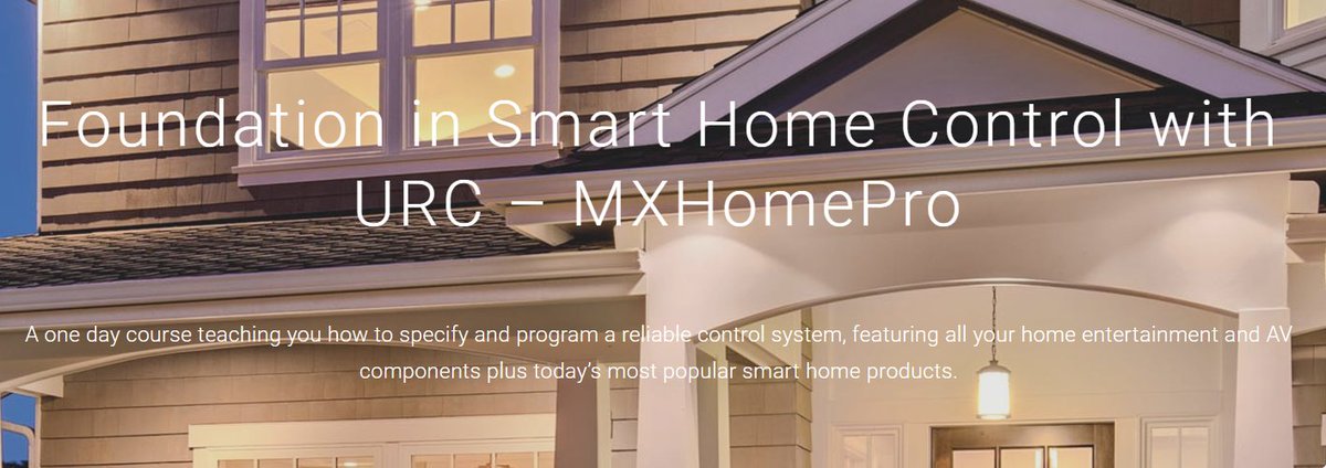 Foundation in Smart Home Control teaches you how to specify &amp; program a reliable control system: aweeuro.pe/2rUqkkI
1 day course 02/08